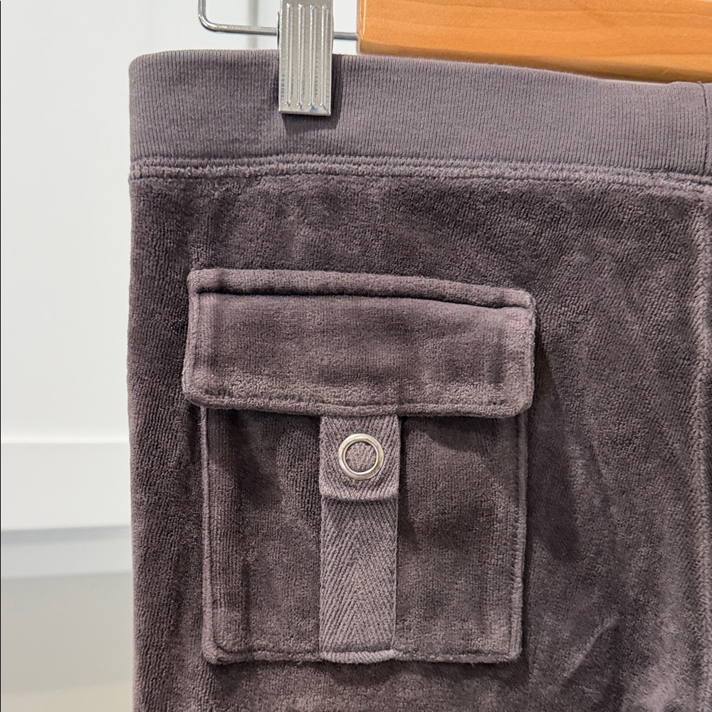 Juicy Couture Velour Gray Pants - Picture 7 of 16